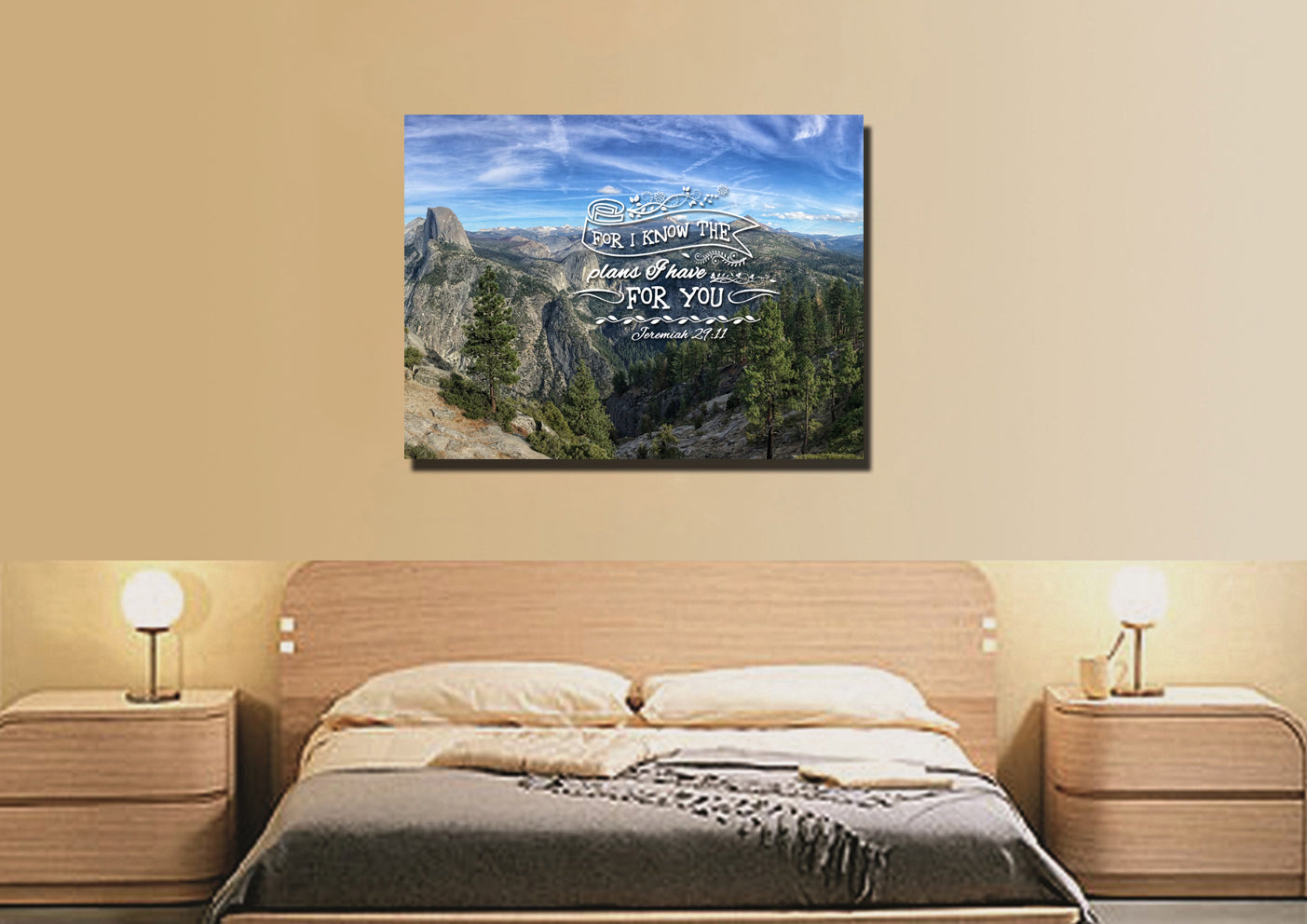 Jeremiah 2911 Niv #2 Bible Verse Canvas Wall Art - Christian Canvas Wall Art