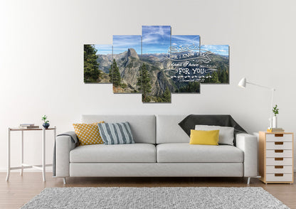 Jeremiah 2911 Niv #2 Bible Verse Canvas Wall Art - Christian Canvas Wall Art