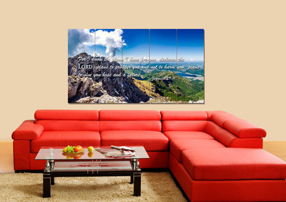 Jeremiah 2911 Niv #4 Bible Verse Canvas Wall Art - Christian Canvas Wall Art