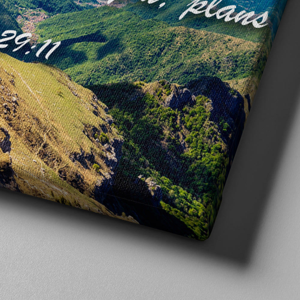 Jeremiah 2911 Niv #4 Bible Verse Canvas Wall Art - Christian Canvas Wall Art