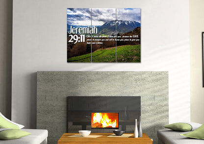 Jeremiah 2911 Niv #5 Bible Verse Canvas Wall Art - Christian Canvas Wall Art