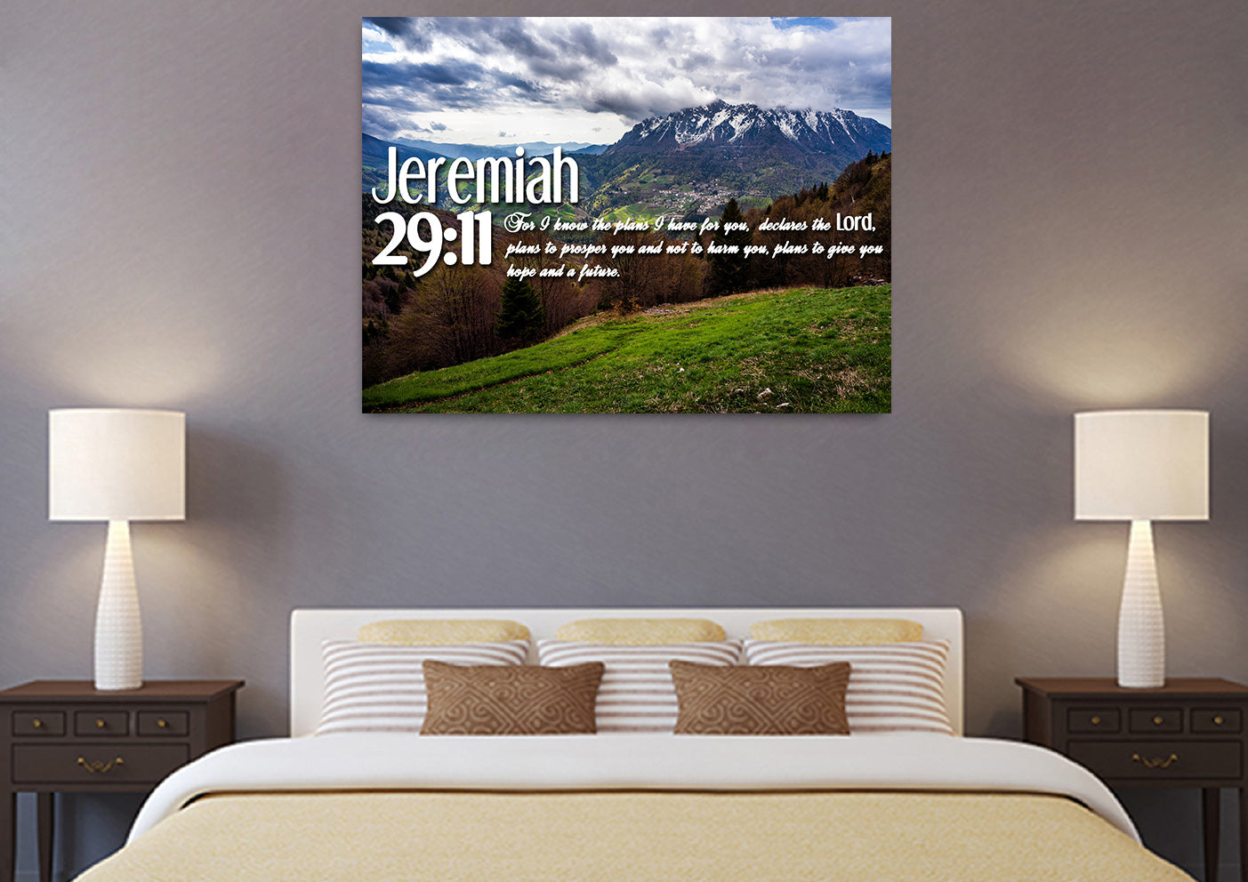 Jeremiah 2911 Niv #5 Bible Verse Canvas Wall Art - Christian Canvas Wall Art