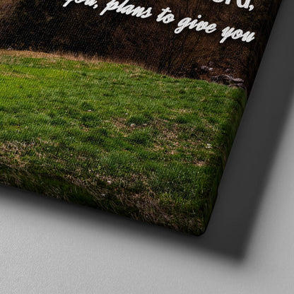 Jeremiah 2911 Niv #5 Bible Verse Canvas Wall Art - Christian Canvas Wall Art