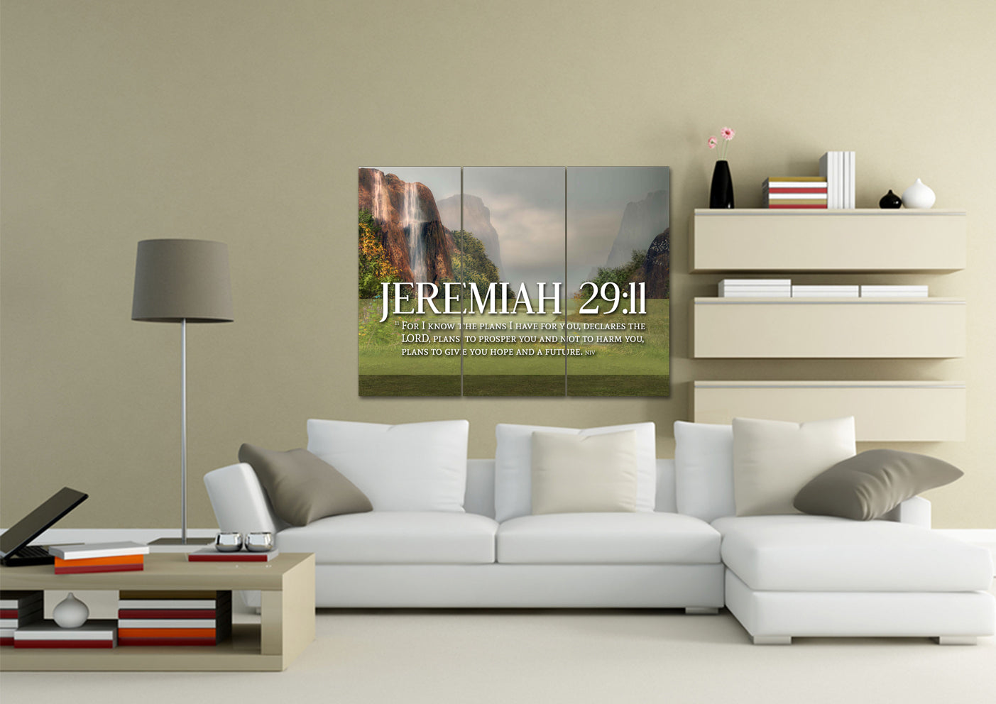 Jeremiah 2911 Niv #6 Bible Verse Canvas Wall Art - Christian Canvas Wall Art