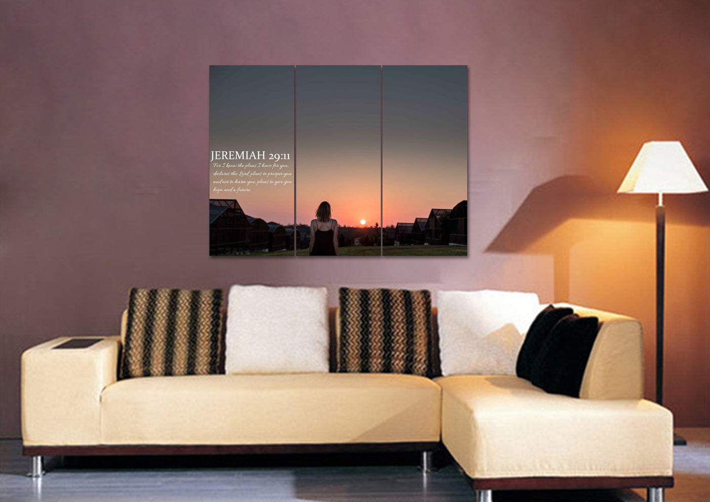 Jeremiah 2911 Niv #7 Bible Verse Canvas Wall Art - Christian Canvas Wall Art