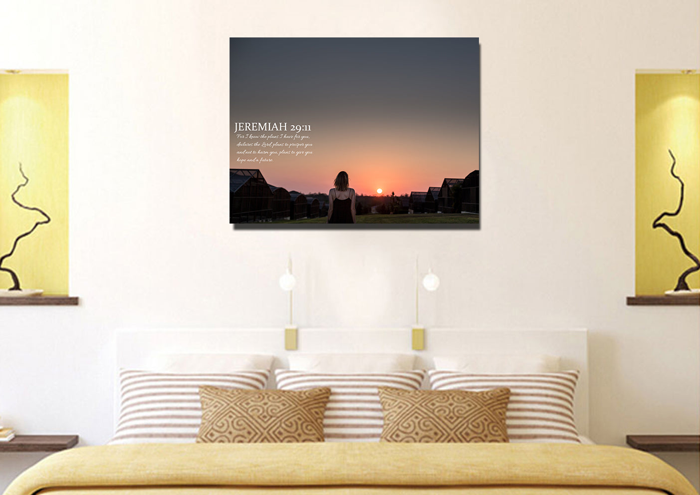 Jeremiah 2911 Niv #7 Bible Verse Canvas Wall Art - Christian Canvas Wall Art