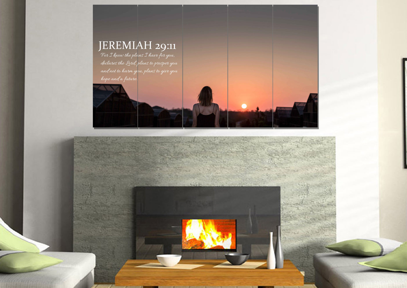 Jeremiah 2911 Niv #7 Bible Verse Canvas Wall Art - Christian Canvas Wall Art