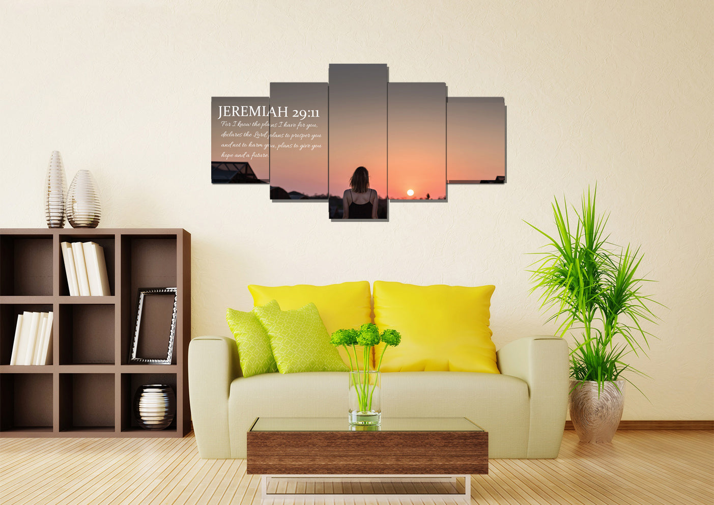 Jeremiah 2911 Niv #7 Bible Verse Canvas Wall Art - Christian Canvas Wall Art