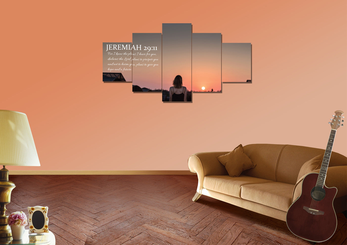 Jeremiah 2911 Niv #7 Bible Verse Canvas Wall Art - Christian Canvas Wall Art