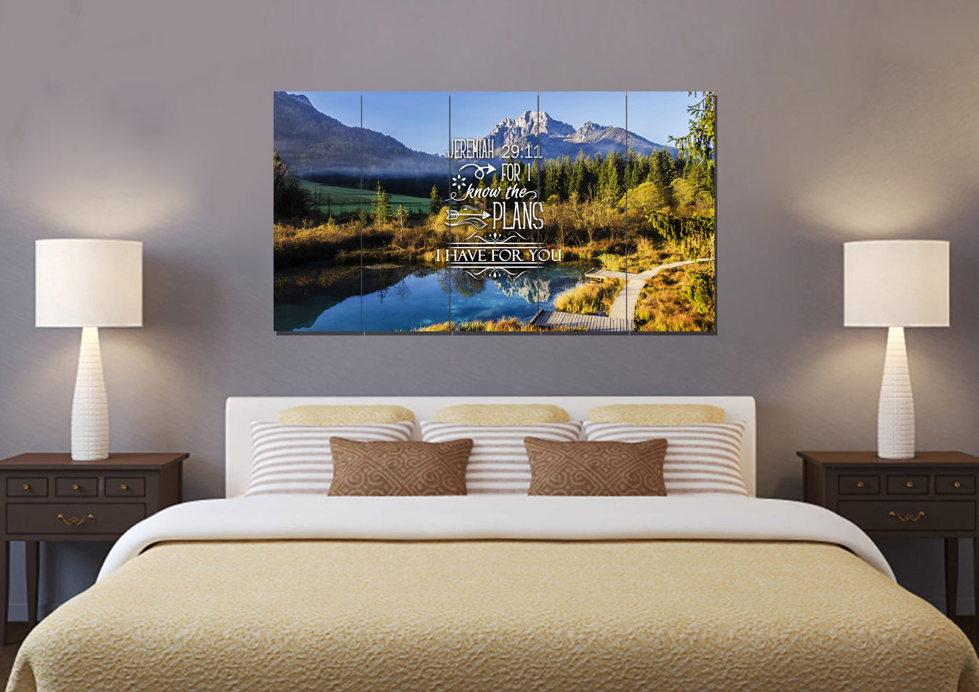 Jeremiah 2911 Niv #8 Bible Verse Canvas Wall Art - Christian Canvas Wall Art