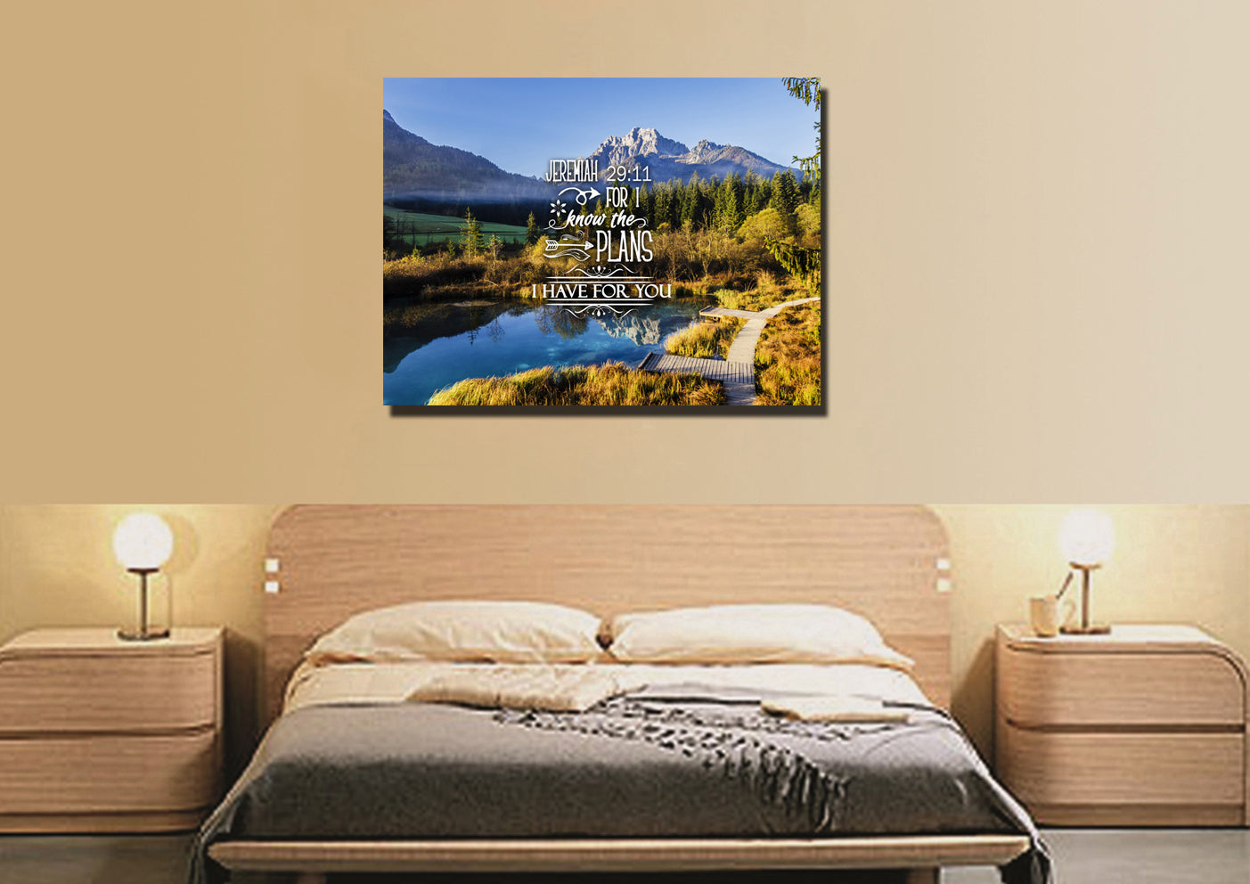 Jeremiah 2911 Niv #8 Bible Verse Canvas Wall Art - Christian Canvas Wall Art