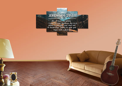 Jeremiah 2911 Niv #9 Bible Verse Canvas Wall Art - Christian Canvas Wall Art