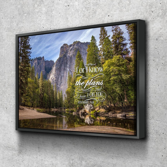 Jeremiah 2911 Niv Bible Verse Canvas Wall Art