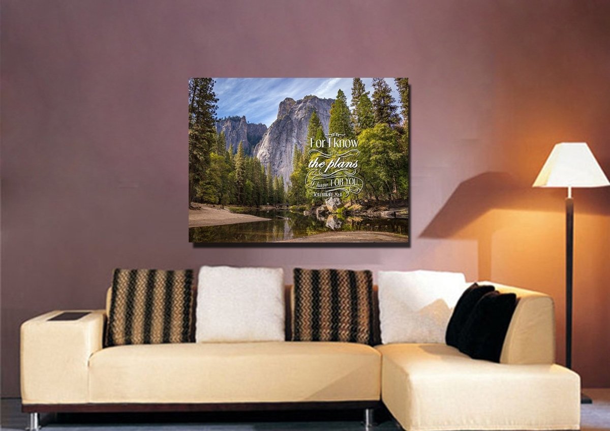 Jeremiah 2911 Niv Bible Verse Canvas Wall Art