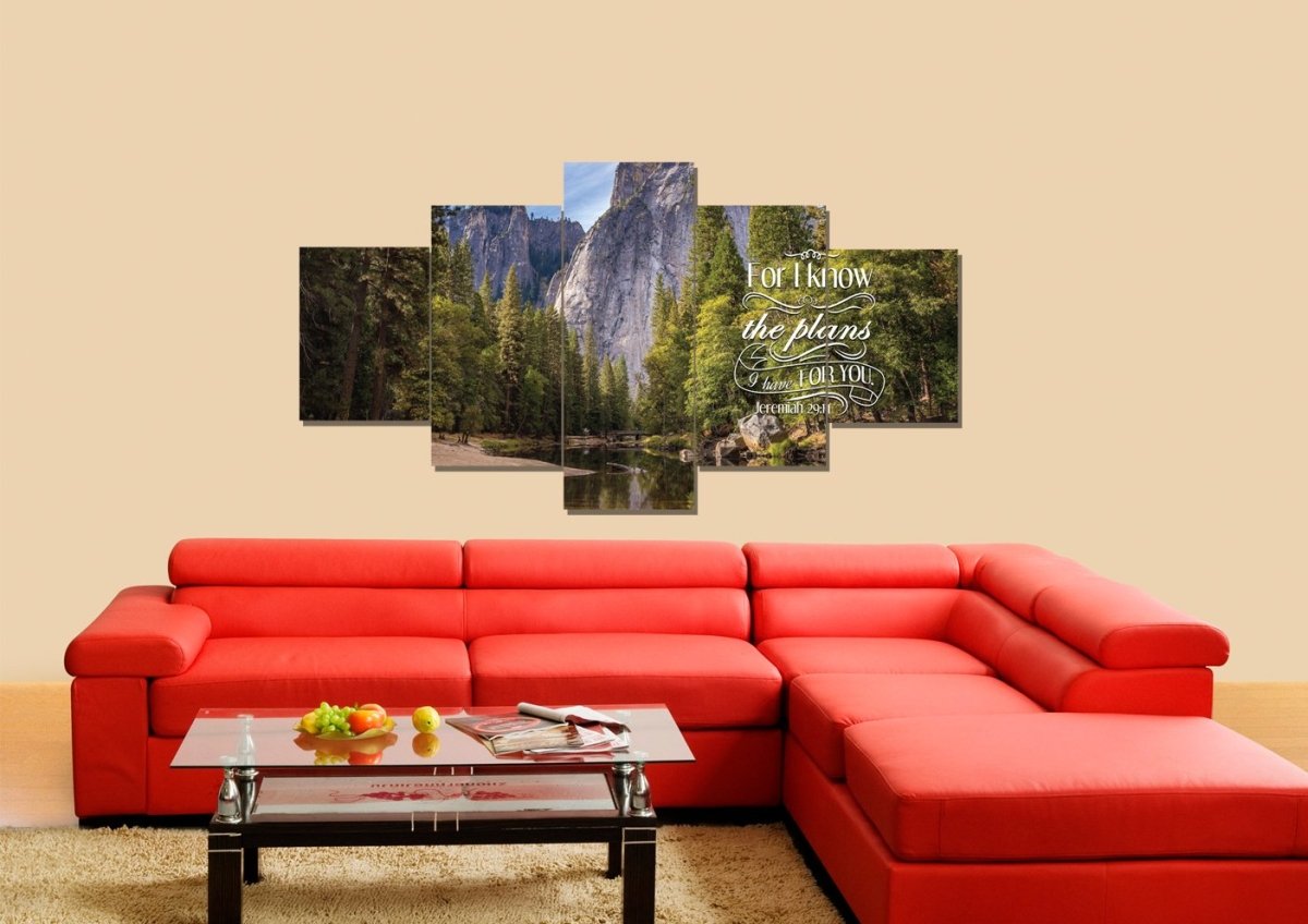 Jeremiah 2911 Niv Bible Verse Canvas Wall Art