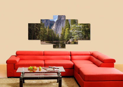 Jeremiah 2911 Niv Bible Verse Canvas Wall Art