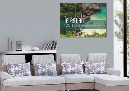 Jeremiah 2911 Niv Bible Verse Wall Art - Christian Canvas Wall Art