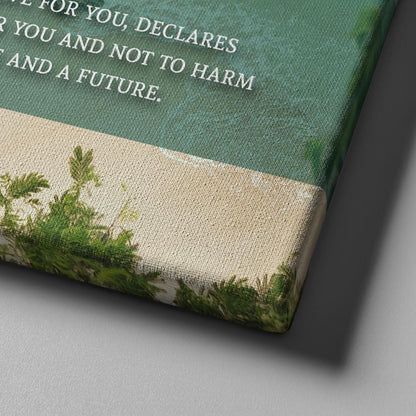 Jeremiah 2911 Niv Bible Verse Wall Art - Christian Canvas Wall Art