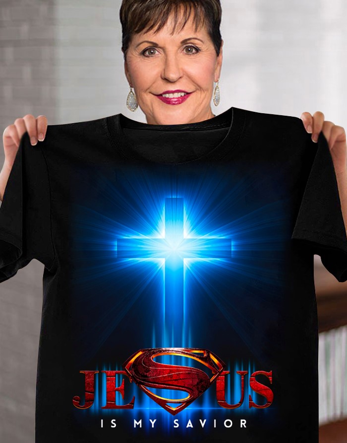 Jesus Is My Savior Superman T-Shirt - Jesus T-Shirt - Christian Shirts For Men & Women - Ciaocustom