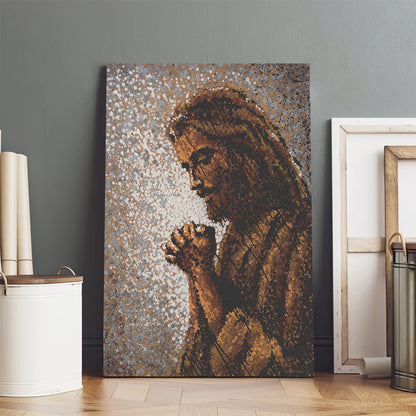 Jesus Christ Canvas Wall Art 1 - Jesus Picture - Jesus Portrait Canvas