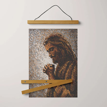 Jesus_4075 Hanging Canvas Wall Art - Jesus Picture - Jesus Portrait Canvas - Religious Canvas
