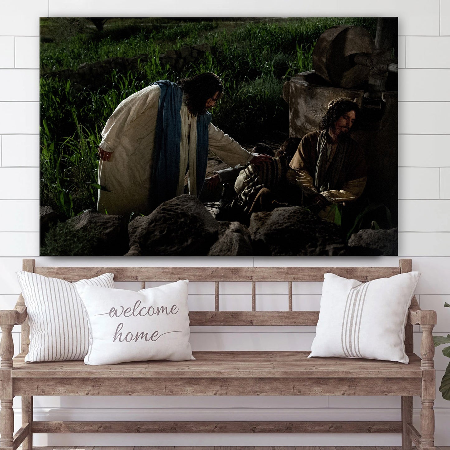 Jesus Agonia Getsemani - Jesus Canvas Wall Art - Christian Wall Art