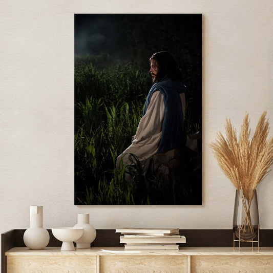 Jesus Agony In The Garden Gethsemane Canvas Pictures - Religious Canvas Wall Art - Christian Paintings For Home