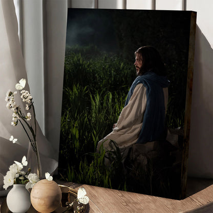 Jesus Agony In The Garden Gethsemane Canvas Pictures - Religious Canvas Wall Art - Christian Paintings For Home