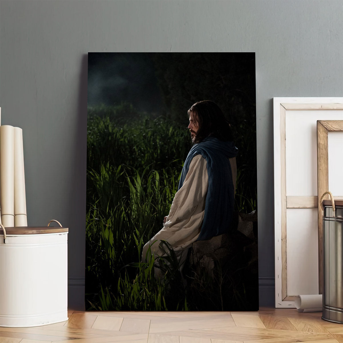 Jesus Agony In The Garden Gethsemane Canvas Pictures - Religious Canvas Wall Art - Christian Paintings For Home