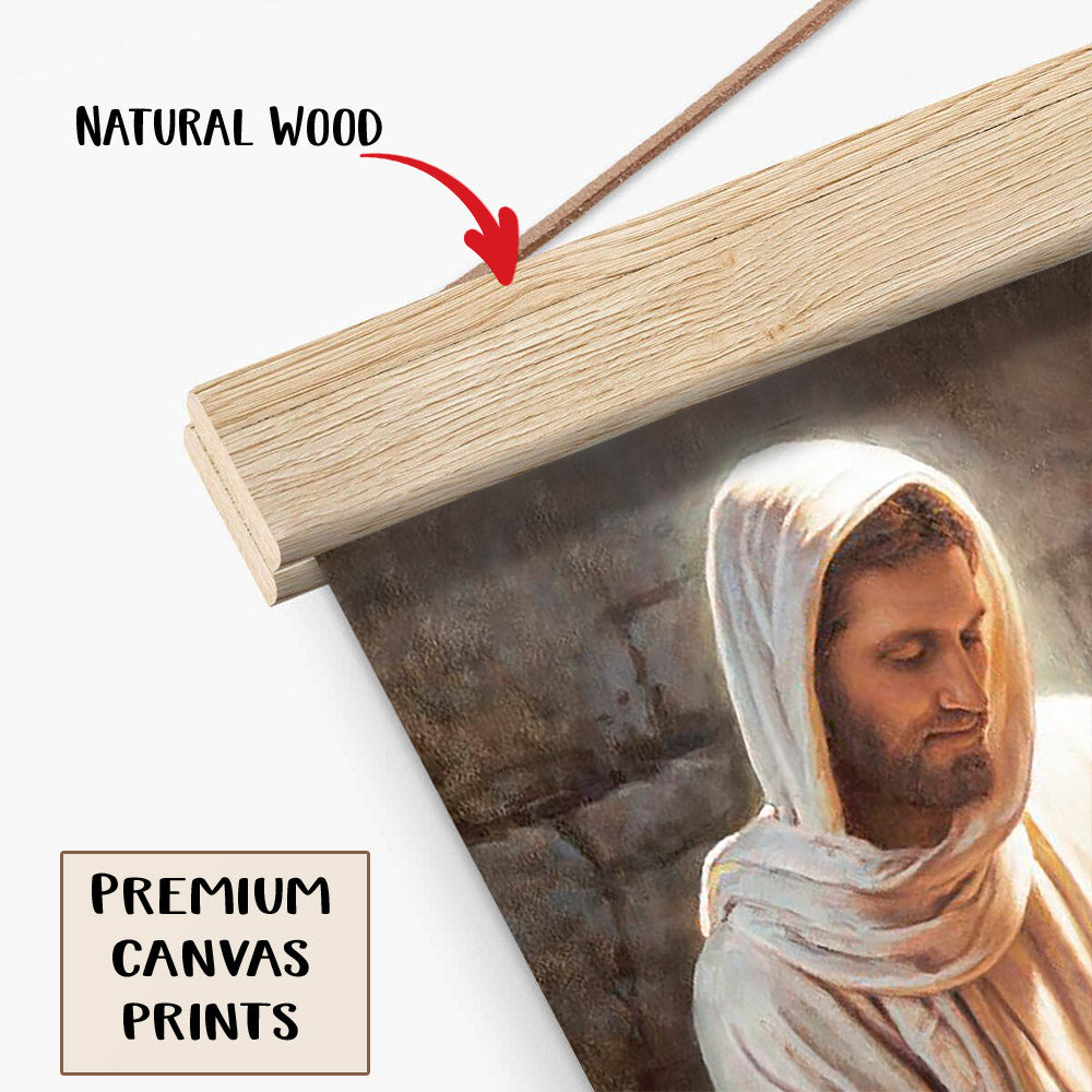 Jesus And A Child Picture - Come And See Hanging Canvas Wall Art - Christian Wall Decor - Religious Canvas