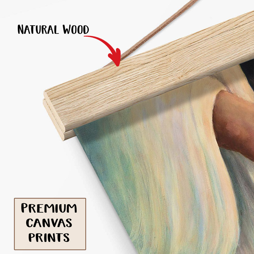 Jesus And A Child Picture - Fear Not Hanging Canvas Wall Art - Christian Wall Decor - Religious Canvas