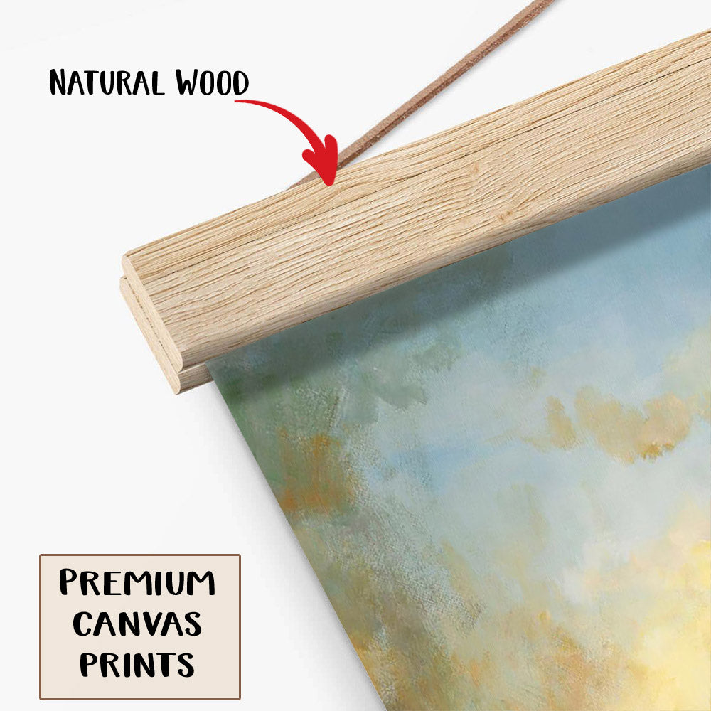 Jesus And A Child Picture - Heaven's Gift Hanging Canvas Wall Art - Christian Wall Decor - Religious Canvas