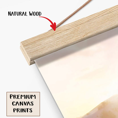 Jesus And A Child Picture - Joy Hanging Canvas Wall Art - Christian Wall Decor - Religious Canvas