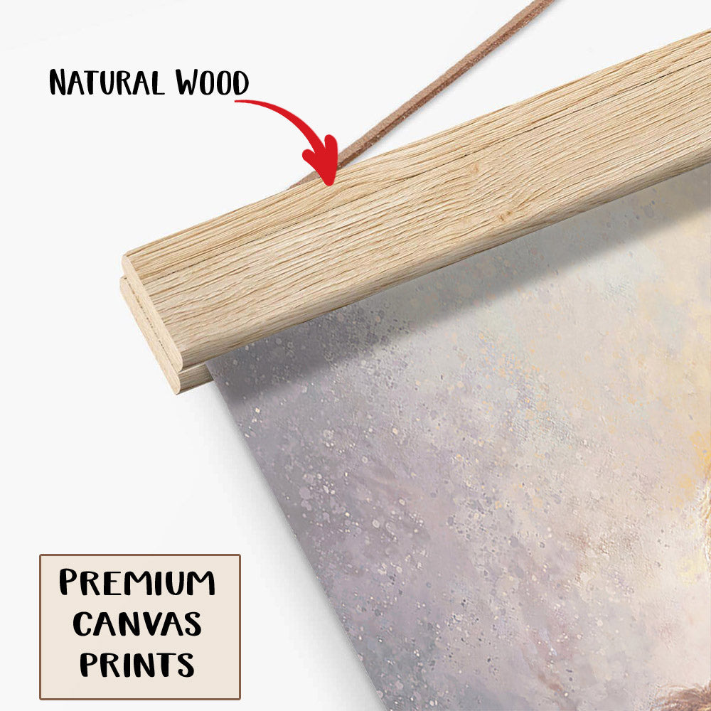 Jesus And A Child Picture - Light Upon His Shoulders Hanging Canvas Wall Art - Christian Wall Decor - Religious Canvas