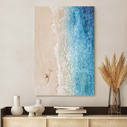 Jesus And A Child Picture - Rising Higher Canvas Wall Art - Christian Wall Decor