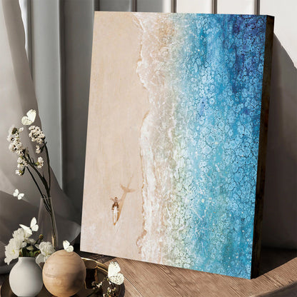 Jesus And A Child Picture - Rising Higher Canvas Wall Art - Christian Wall Decor