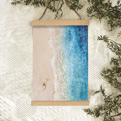 Jesus And A Child Picture - Rising Higher Hanging Canvas Wall Art - Christian Wall Decor - Religious Canvas