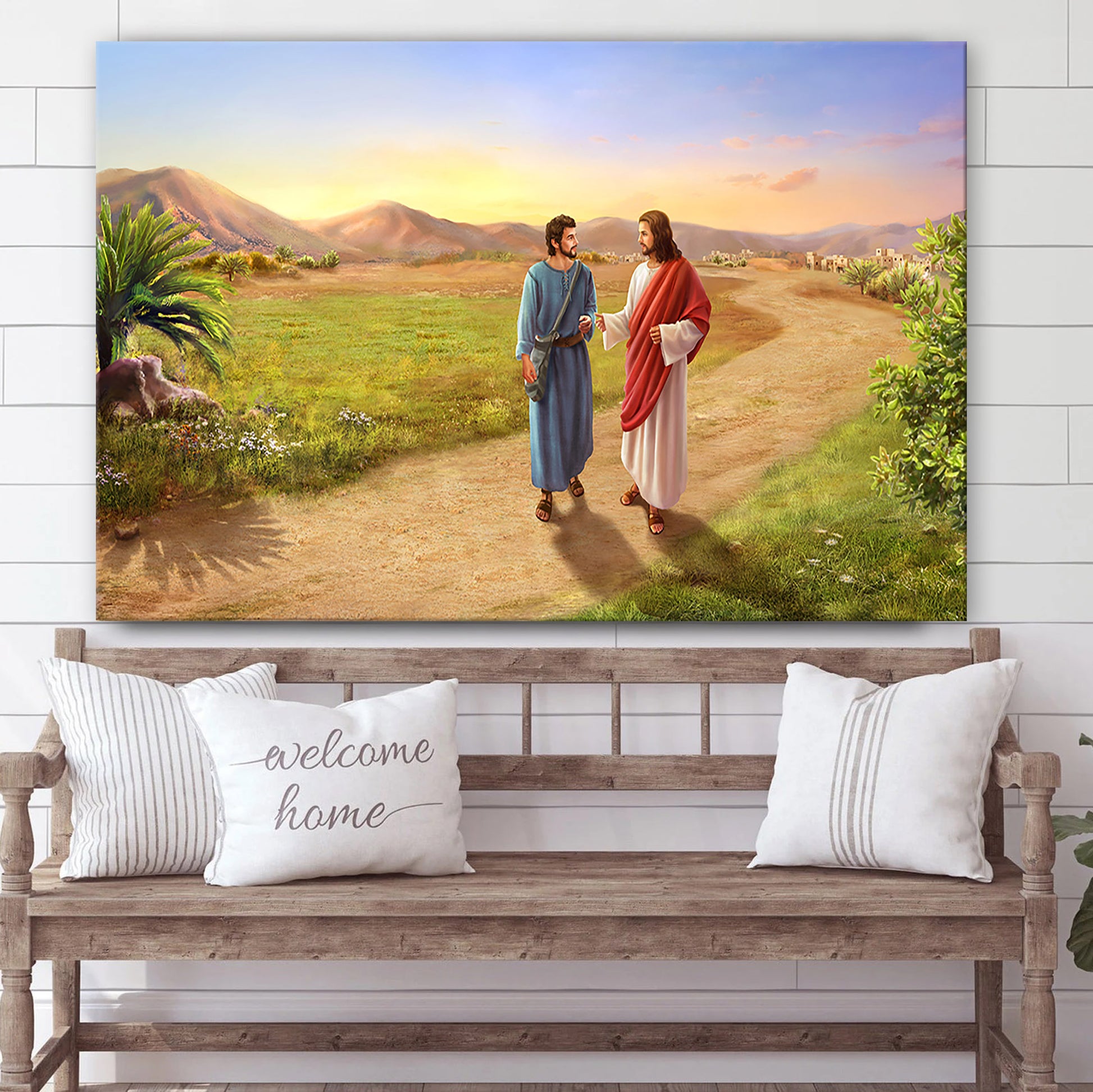 Jesus And Apostles Canvas Pictures - Jesus Christ Canvas Art - Christian Wall Canvas