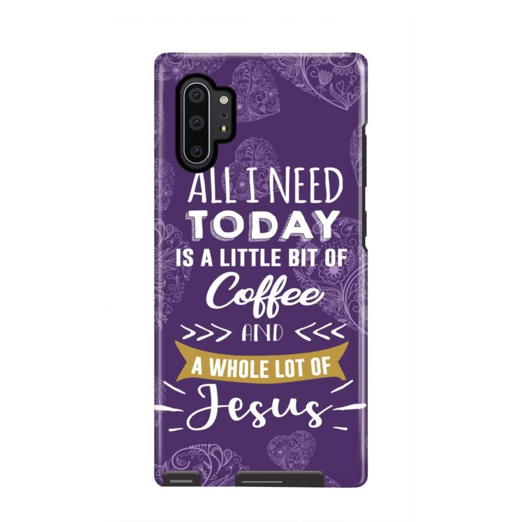 Jesus And Coffee Phone Case - Christian Phone Case- Iphone Samsung Cases Christian