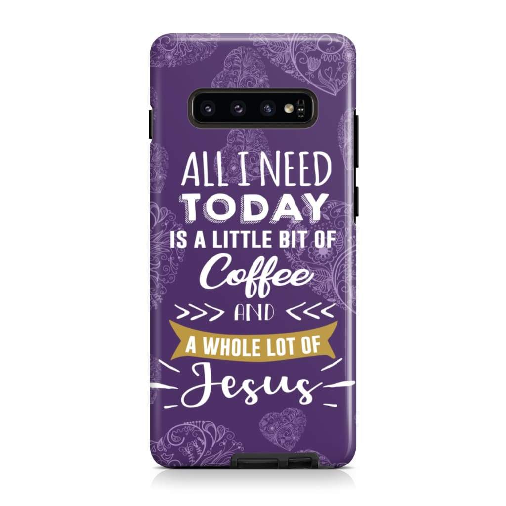 Jesus And Coffee Phone Case - Christian Phone Case- Iphone Samsung Cases Christian