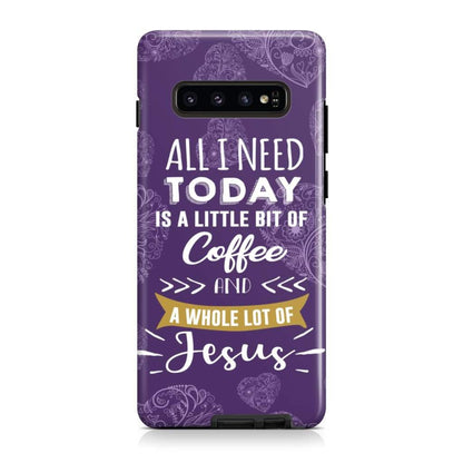 Jesus And Coffee Phone Case - Christian Phone Case- Iphone Samsung Cases Christian