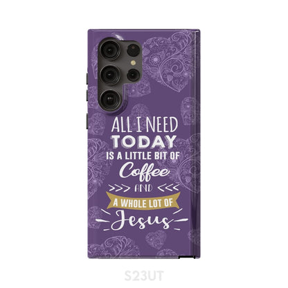 Jesus And Coffee Phone Case - Christian Phone Case- Iphone Samsung Cases Christian