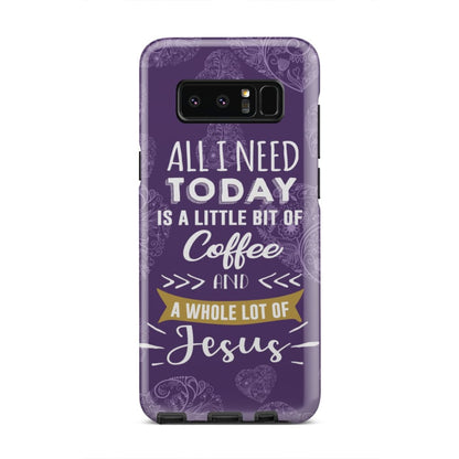 Jesus And Coffee Phone Case - Christian Phone Case - Inspirational Bible Scripture iPhone Cases