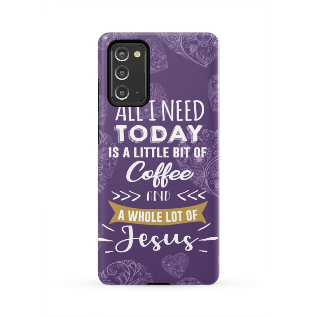 Jesus And Coffee Phone Case - Christian Phone Case - Inspirational Bible Scripture iPhone Cases