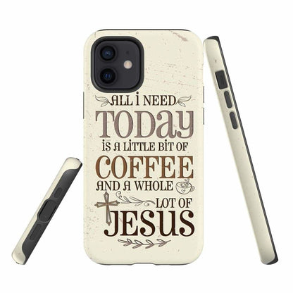 Jesus And Coffee Phone Case - Christian Phone Cases - Inspirational Bible Scripture iPhone Cases