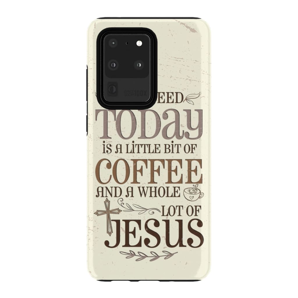 Jesus And Coffee Phone Case - Christian Phone Cases - Inspirational Bible Scripture iPhone Cases