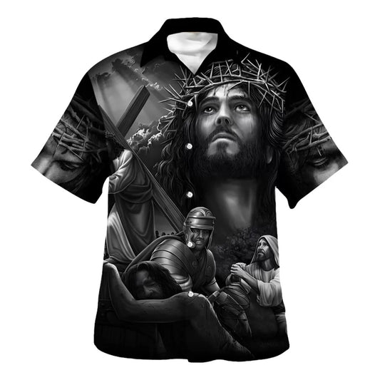 Jesus And His Warriors Are Fighting Hawaiian Shirt - Christian Hawaiian Shirt - Religious Hawaiian Shirts