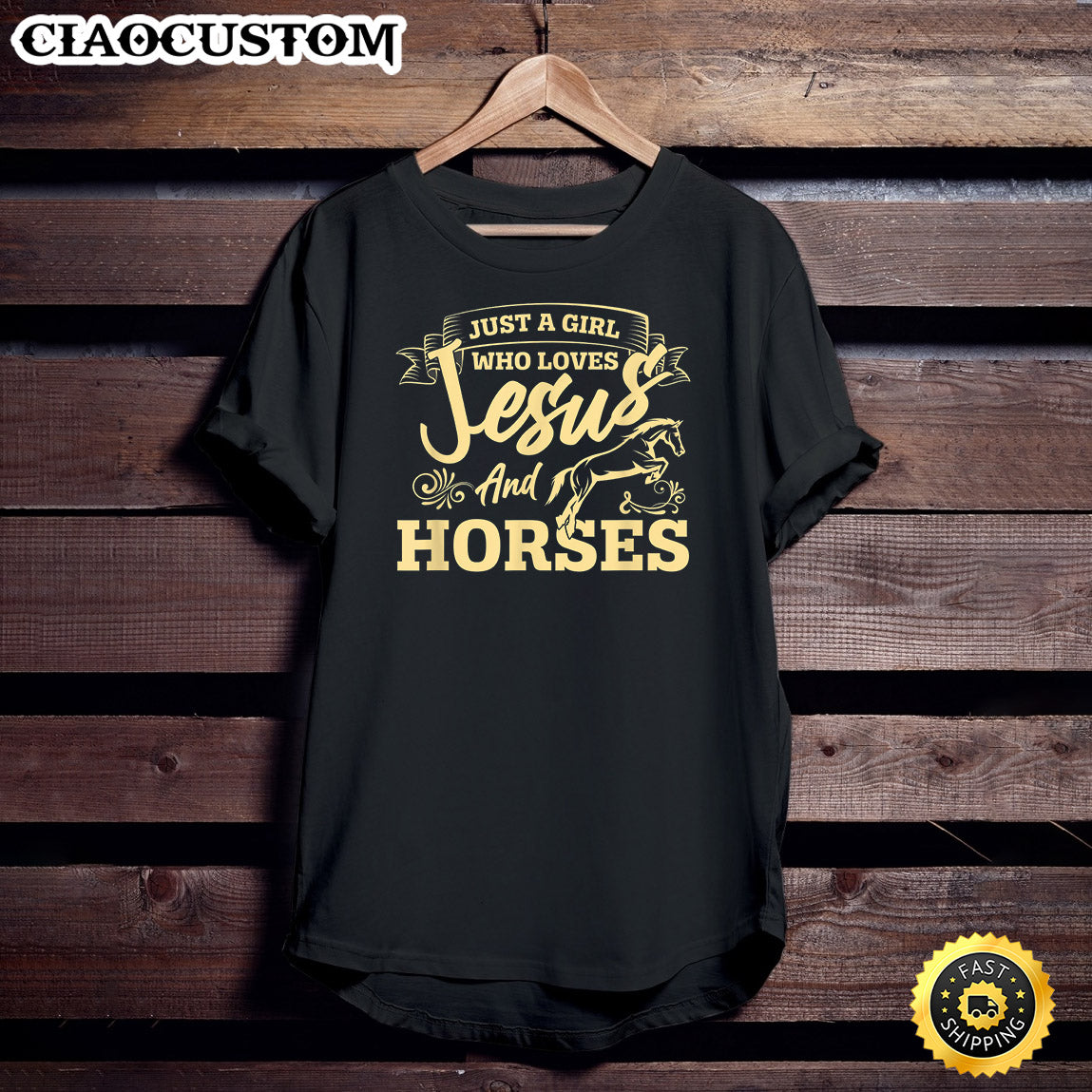 Jesus And Horses Horse Lover Girls Women Horseback Riding Unisex T Shirt - Men Women T-Shirts