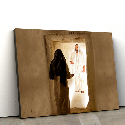 Jesus And Mary - Jesus Canvas Wall Art - Christian Wall Art