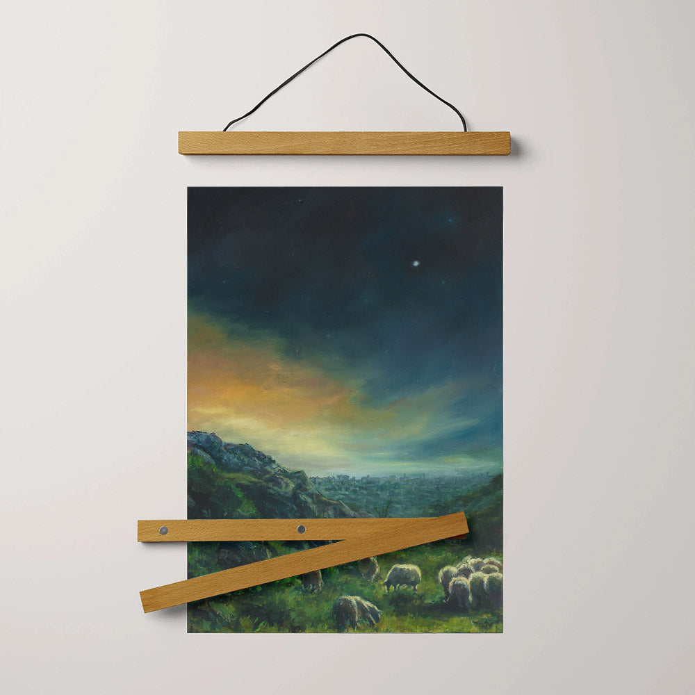 Jesus And The Lamb Picture - All Things Bow In Humble Reverence Portrait Hanging Canvas Wall Art - Christian Wall Decor - Religious Canvas